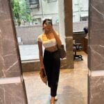 Tanvi Malhara Instagram - Lowkey obsessed with taking mirror selfies❤️✨ #fitcheck #ootd #mirrorselfies #tanvimalhara