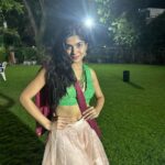 Tanvi Malhara Instagram - Garba with family hits different❤️🤍 #night #garba #navratri2023 #tanvimalhara #love #family