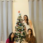 Tanvi Ram Instagram - Christmas is hereeeee🎄🧑‍🎄 Just small happiness♥️ #christmastree #christmasfun -#justsmallhappiness