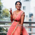 Tejaswini Gowda Instagram - @_tejaswini_gowda_official , the stunning celebrity, looked absolutely breathtaking on her reception day. She adorned herself in the exquisite Kowshiki Couture bridal collection, adding a touch of elegance and glamour to the occasion. Tejasi opted for a peach half saree with a dual-tone dupatta, creating a mesmerizing visual contrast. The heavy work on her lehenga added intricate details and made her ensemble even more exquisite. Tejasi radiated happiness as she posed in this gorgeous attire, capturing beautiful moments that will be cherished forever. Her choice of the Kowshiki Couture bridal collection truly showcased her impeccable taste and style. The combination of the peach half saree and the dual-tone dupatta complemented her complexion and brought out her natural beauty. With Tejasi Gowda's grace and charm, she undoubtedly made a lasting impression at her reception, leaving everyone in awe of her beauty and fashion sense.