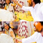 Tejaswini Gowda Instagram - Haldi getting drenched in yellow and love ❤️ For Bookings + 91 9551 955 955 #haldiceremony #haldi #haldioutfit #haldi #haldidecor #haldidecoration #haldi #haldiceremony #wedding #indianwedding #bride #weddingphotography #haldijewellery #haldioutfit #bridal #weddingseason #bridetobe #indianbride #love #haldifunction #wedmegood #floraljewelry #mehendi #groom #floraljewellery #photography #weddingdress #bridalmakeup #haldidecor #flowerjewellery #jewellery #sangeet #weddings #weddingsutra #haldidress Bangalore, India
