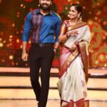 Tejaswini Gowda Instagram - Amar ❤️ Chinni #amarchinni #starmaa #aadivaramwithstarmaaparivaram #oldisgold Shirt: @ss_hautecouture_hyd