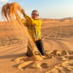 Tina Datta Instagram - The desert tells a different story every time one ventures onto it .. .. . . . Thank you @deals4trip for curating such a memorable experience for me, smooth service and customer service from Nadia. Contact +971 56 669 6251 when in dubai next for great deals. . . . #dubai #tina #tinadatta Dubai Desert