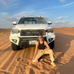 Tina Datta Instagram - The desert tells a different story every time one ventures onto it .. .. . . . Thank you @deals4trip for curating such a memorable experience for me, smooth service and customer service from Nadia. Contact +971 56 669 6251 when in dubai next for great deals. . . . #dubai #tina #tinadatta Dubai Desert