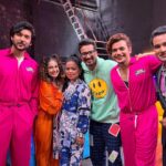Tunisha Sharma Instagram - Had a blast yesterday at #TheIndianGameShow ✨ Congratulations @bharti.laughterqueen @haarshlimbachiyaa30 for the show! 🌹 Keep shining always!