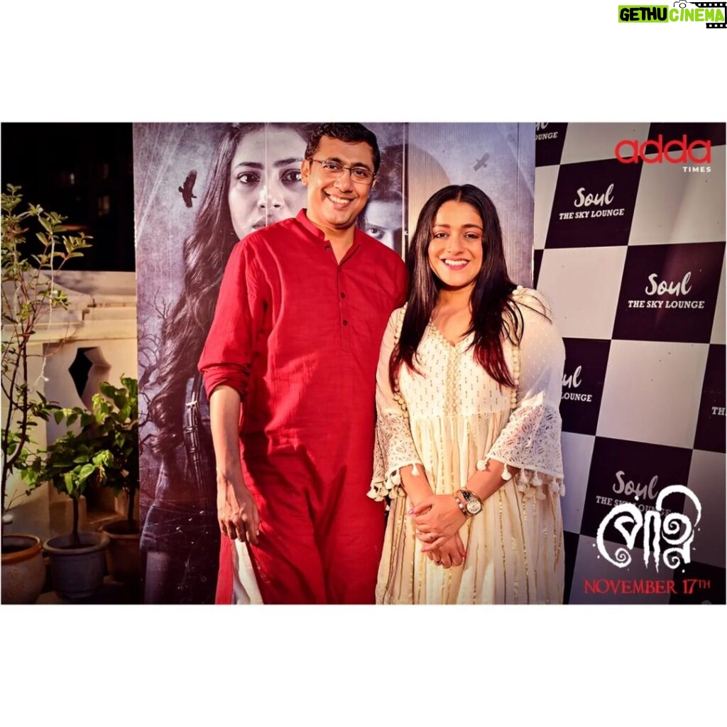 Ushasi Ray Instagram - Some glimpses from the trailer launch event of #Petni... @jasmineroyofficial @ushasi @kanchanthinksreaal @arnab29.09 @raychaudhuryanindita @subhrajit_dutta13 #AbhimanyuMukherjee @padmanabhadasgupta #Addatimes #NewSeries #AddaEkhonJomjomat #PetniOnAddatimes