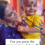 Ushasi Ray Instagram - Can you guess the conversation of them ?? Cutest moment of @ushasi during a jagotdhatri pujo visit today . #TOspotted