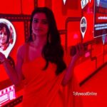Ushasi Ray Instagram - @ushasi is giving us the perfect red vibes for the night with red saree look ❤️ #HoichoiSeason7