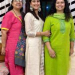 Vaidehi Parashurami Instagram - Diwali photo dump! ✨ #indianfestival #festivevibes #traditionalattire #diwalirangoli #familytime #priceless