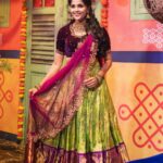 Vaishali Thaniga Instagram - 💫🌺💫🌺 Comment your favourite pic below 👇🏻 1,2,3,4 ?? 💄 @jay_makeup_artist_ 💍 @sahaara_creations Hairdo @begum_makeover 👗 @sahaara_creations 📸 @icon.offl43 #instapost #traditional #wear #love #halfsaree #traditionalphotoshoot #photography #photooftheday #instalove #instadaily #costume #makeuplover #accessories #friday #vibes #happy #vijaytvshow #comingsoon #special #celebration EVP Film City