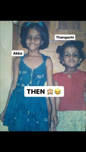 Vaishali Thaniga Instagram - Sister’s for life ❤️ look at the transition me and my sister then 2000 vs now 2023 😬❤️ time flies so fast 😍 

#instareels #reelsvideo #transition #then #now #trending #trendingreels #trendingaudio #instadaily #instalove #sisters #sisterhood #sistersquad #reelitfeelit #timeflies #hapoymorning #morning #positivevibes #positivity #instamood #instalove #reelsindia #reelviral #videos #actress #blogger #style #fashionstyle #photogram #reelinstagram