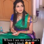 Vaishali Thaniga Instagram – 🙈❤️🙈

MUAH @makeup_by_hashini_trichy ❤️
Mehandi @shashipinkie ❤️