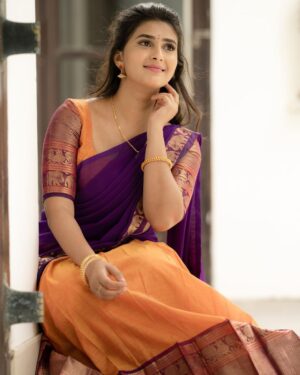 Vaishu Sundar Instagram - Ponni Serial Heroine 
Artist Vaishu Sundar
Latest Photoshoot

Artist - @vaishusundarofficial
Costumes - @ivalinmabia
Photographer - @camerasenthil
Makeup - @rajalakshmi_bridalmakeup
Hair - @makeovers_by_ranjitha
Shoot Organized by @rrajeshananda