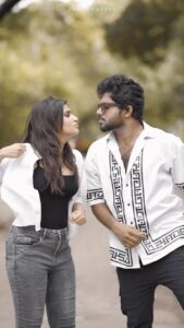 Vaishu Sundar Instagram - #vannarapettayila 🎉 🎙️ @sivakarthikeyan @aditishankarofficial 😍 @saregamatamil ▶️ @shanthitalkies 🎥 ✂️ @shotbyazzez 🥺🔥❤️ #maaveeran #sk #aditishankar #trending #sivakarthikeyan #trendingreels #dancereels #couplegoals