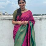 Vaishu Sundar Instagram - Life is simple. It’s just not easy. Saree : @rs_fashionss_