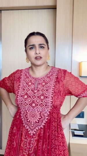 Vidya Balan Instagram - When theres already so much to do & you get asked another question … #telugureels