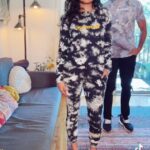 Vidya Vox Instagram - My bro @neelswims & I looking spiffy in our @tlviclothing! My sweatsuit will get restocked this Friday 2/26, so grab it before it’s gone again. 😎 Limited quantities still available of the men’s tees with the reflective logo. Happy shopping 💃🏽🕺🏽💃🏽 #athleisure #transformation #womensfashion #womensclothing #teeshirtdesign
