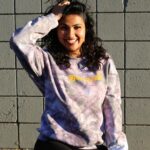 Vidya Vox Instagram - *NEW DROP* - @tlviclothing Constellation Crewneck sweatshirt available for pre-order now! It’s hand-dyed by @neelswims and I, aaaaand it’s cozy & cute! Shhh it can be a present to yourself, I won’t tell! Link in bio! PS: the last two photos are close up of the different sweatshirt patterns & colors - each one is hand made and unique!