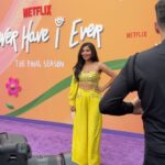 Vidya Vox Instagram - Never Have I Ever…had my song as part of a @netflix show…until now! “Be Free” makes a smoll appearance in episode 10! Thank you @mindykaling for a creating a groundbreaking series that beautifully portrays the diverse experiences of the South Asian community, bringing our stories to the forefront. 🌍✨ Grateful to be a small part of this powerful movement of representation and celebration! 🙌🏽🎉 @shankartucker @_vandanaiyer_ @jomygeorgemusic @snakesxladders Wearing my fav @payalsinghal to the LA premiere 🤩 Matched the carpet with @pragathiguru 🥳