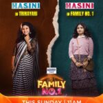 Vishnu Priya Instagram - Comment Down Which Hasini Do You Like The Most🤩🤩 Watch #FamilyNo1 This Sunday At 11 AM on #ZeeTelugu #ZeeTeluguFamilyNo1 #CinematicUniverse @vishnupriyaaofficial
