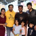 Vishnu Priya Instagram - My ❤️’s @vishnupriyaaofficial Atha @siddhardhvarma_official Mama @shivanag_shivan Mama @princessharini_official my cutie prenduu & my lil rockstar bro @ayaanshvarma_official #princessviya @nitya.saxena1186 @anchorravi_offl
