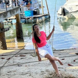 Vishnupriyaa bhimeneni Instagram - HOLIDAY 📸 Dump 
💙💙💙💙🎆🎆🎆🧿🧿🥰🥰🙏🦋🦋🦋

#VISHNUPRIYABHIMENENI #rithuchowdary #girlsonavacation #oceanlove #island #krabi #Thailand #bestholiday #grateful #Energised
