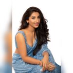 Vishnupriyaa bhimeneni Instagram - 💙 Whe you are no more identified with your physicality, You become available to grace.. 💚💙💛🌌 🙌 📸 @shareefnandyala M&H @pranathibandi Styling @greeshma_krishna.k 👗@divya_varun_official #loveinworld #weareheretomakethislifebestexperienceforourselvesandotherlifehere #loveistheonlyway #HAVEAFABULOUSDAY😍 #LIVEHAPPYHEALTHY💜