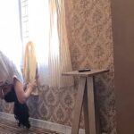 Vishnupriyaa bhimeneni Instagram - Stretching all the weeks madness... Hanging in there and ready for the next 😍