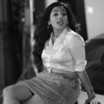 Vishnupriyaa bhimeneni Instagram - Hey!!!!! Few more candids 😝🤣 #alwayscrackingup Styled : @greeshma_krishna.k Outfit : @maghuva.studio Captured : @photographyarvin M&H : @makeup_by_lavanya