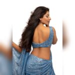 Vishnupriyaa bhimeneni Instagram - 💙 👗 @divya_varun_official 📸 @shareefnandyala M&H @pranathibandi Styling @greeshma_krishna.k #loveforthecolourandglitter💙 #Rockingmyworld #dowhatyoulove #greatefulforallthesupportsystem #lovenhappinesstoall💜 #Mondays
