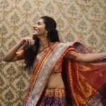 Vishnupriyaa bhimeneni Instagram - Munduga andariki Ugadi 💛💚 subhakankshalu 💖 😍😛😝 Beautiful halfsaree from @southindiashopping I can't express how much my mom loved the outfit... And me wearing it today specially .... 😍 Coz I generally don't doll up... Thats highly impossible... Pc : To my mom... Who was bored of my poses and asked me to try something nice and the result was last 3 pictures... 😝🤣