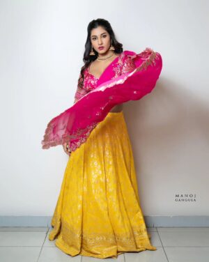 Vishnupriyaa bhimeneni Instagram - Kinni Soni ❤️‍🔥❤️‍🔥✨️✨️✨️ 💛💛

Outfit :@mounikas_couture 
Jwellery :@pretty.jewelbox 
📷 :@manoj_gangula 

#vishnupriyaabhimeneni #Maatv #aadhivaramwithstarmaaparivaram #sundaypost #gratitude #telugu #diljitdosanjh #latest #11-19-2023
