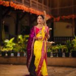 Vishnupriya sainath pathade patil Instagram - जरीच्या साडीत सजून धजून येई सौंदर्य अधिक खुलून..!! Saree - @tanishqweddingsaree Pic - @_cine_town Makeover- @namrata_suryvanshi