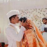 Vishnupriya sainath pathade patil Instagram - Ours is my favorite love story. Happy engagement anniversary. @sai_patil7030