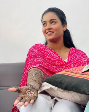 Vishnupriya sainath pathade patil Instagram - Last vali mehndi dekho aur naam dhundho 😍😍