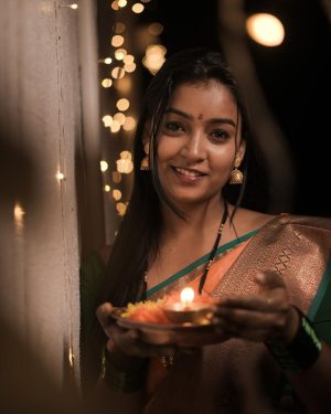 Vishnupriya sainath pathade patil Instagram - पहिली दिवाळी 🪔🥺
@sai_patil7030