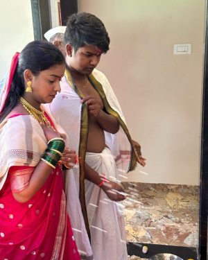 Vishnupriya sainath pathade patil Instagram - Happy birthday hubby 😍 @sai_patil7030 love u the most and tnk u for being my side 😍