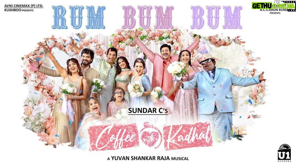 Vriddhi Vishal Instagram - #RumBumBum 1st single from #CoffeeWithKaadhal is here to make you dance! 💃🏻😍 ▶https://youtu.be/g_kQJHtmZuM #ASundarCEntertainer 🥳 A @itsyuvan Musical! 🎼 #SundarC @khushsundar #AvniCinemax #BenzzMedia @u1recordsoffl @actorjiiva @actorjai #Srikanth @amritha_aiyer @malvikasharmaofficial @raizawilson @aishwarya4547 @ddneelakandan @samyuktha_shan @redin_kingsley @yogibabuactor @_vriddhi_ @iamsandy_off @vichuviswanath @fennyoliver @krishnasamye #Gururaj @riazkahmed.pro @v4umedia_