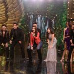 Waluscha De Sousa Instagram - Promotion of #BollywoodWalaDance on #biggboss15 was everything ✌🏼️ #eternallygrateful Film City Studio Mumbai