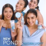Yukti Thareja Instagram - I’m bouncing with excitement! Some big waves have rocked my skincare game! 🌊 I’ve got the #HydraBounce 💙with the all new POND'S Hydra Light Range💦 Featuring the new Gel Face Wash, Serum and Night Gel, infused with the power of 2% Micro Hyaluronic Acid Complex. It goes all the way into your skin to give you 72 hours of deep hydration💧 If you need that perfect PM 🌑regime for a hydrated skin, look no further! For the AM ☀️I simply switch to my OG POND’S Super Light Gel! Go try the Hydra Light Range today for that plump #HydraBounce 🧏🏻‍♀️ Your skin will be so happy, it’ll bounce back! 💙 #PondsHydraLight #Skincare #Hydration #HyaluronicAcid #MicroHLA #HydraBounce