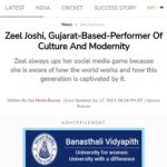 Zeel Joshi Instagram - Thank u so much @zeenews for article #zeenews#article#news##zeeljoshi