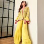 Aashna Shroff Instagram - New year, same colour obsession 💛💛💛 wearing @nitikagujralofficial