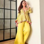 Aashna Shroff Instagram - New year, same colour obsession 💛💛💛 wearing @nitikagujralofficial
