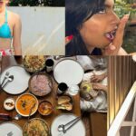 Aayushi Dholakia Instagram - goa dump🏖️☀️🥂🍱👯‍♀️⚡️❤️🧿 . . . . . #girlstrip #goa #goabeaches #indiantravelgram #beachviews Goa, India