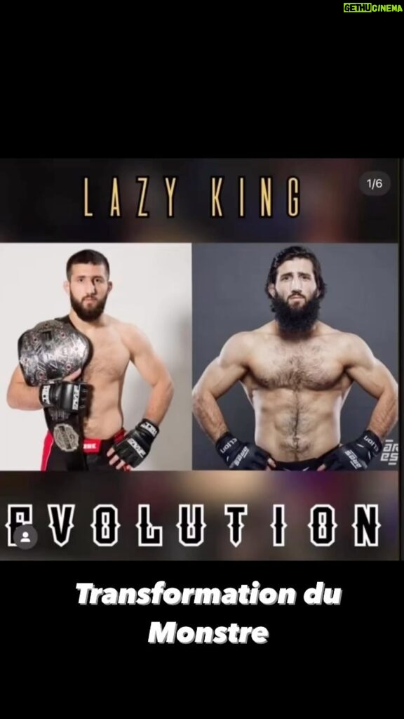 Abdoul Abdouraguimov Instagram - Transformation du monstre @lazykingmma #mma #ares #ufc #lazyking #transformation #sports entraînement #coach