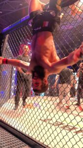 Abdoul Abdouraguimov Instagram - Now THAT is how you celebrate a win 😂 #PFLParis | Live on DAZN internationally 🌍