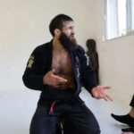 Abdoul Abdouraguimov Instagram - On se prépare, on s'entraîne, toujours dans la bonne humeur et l'échange.💙 #mmafighter #mma #bjj #bjjlifestyle Nantes, France
