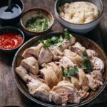 Adam Liaw Instagram - Tonight’s dinner. Hainanese chicken rice. Made for my sister who is visiting. I get asked a lot where makes the best chicken rice in [insert city here] but to be honest I wouldn’t have a clue. It’s probably the dish I’ve eaten most in my life - probably thousands of times since I was a kid - but I’d say less than a dozen times out at a restaurant/hawker centre. To me this is always homemade food.