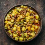 Adam Liaw Instagram – Tonight’s dinner. Aloo matar with brown butter garlic tadka. Aloo matar (potatoes and peas) is a classic Indian dish cooked with cumin and spices of which there are endless variations. The addition of the brown butter tadka is a game-changer (if I do say so myself). So good.