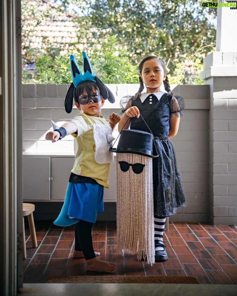 Adam Liaw Instagram - Wednesday Addams, Cousin It and Lucario (Pokémon) coming to terrify you out of your candy. #halloween